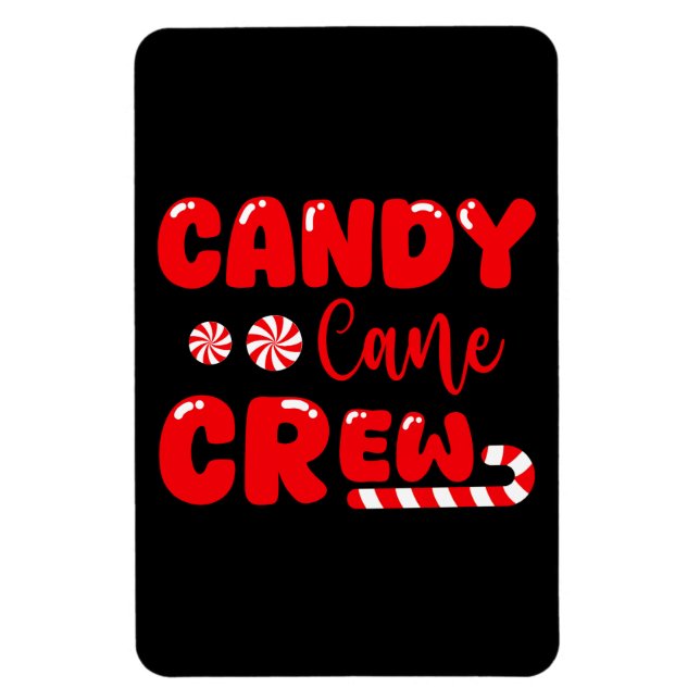 Imán Candy Cane Crew Coincide con Candy Lover (Vertical)
