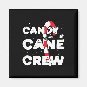 Imán Candy Cane Crew Fun Navidades Candy Lover Bailando