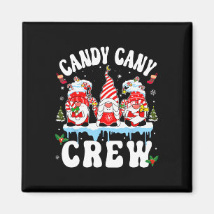 Imán Candy Cane Crew Para Navidad Familiar Y Primo