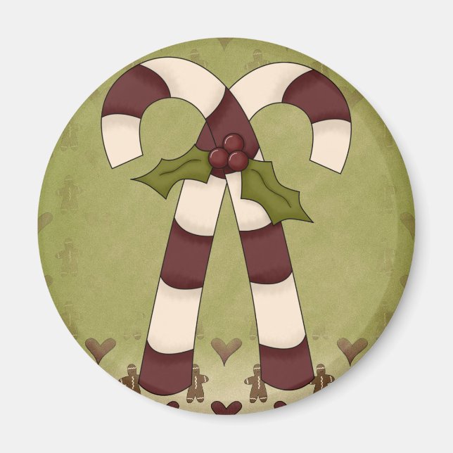 Imán Candy Cane Magnet (Frente)