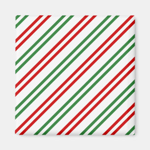 Imán Candy Cane Navidades Strips Red Green
