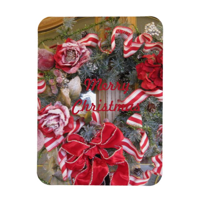 Imán Candy Cane Ribbon (Vertical)