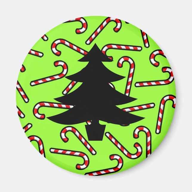 Imán Candy Canes (Frente)
