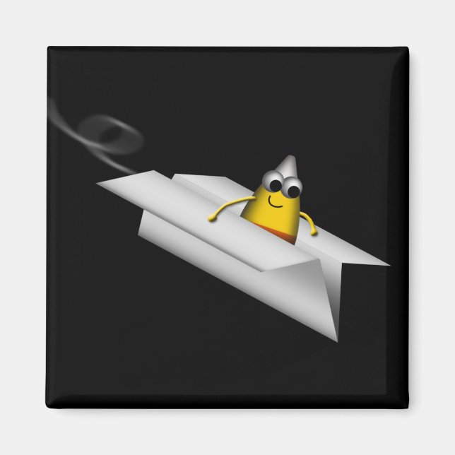 Imán Candy Corn Chaos - Gracioso 4 de 4 - Magnet (Frente)