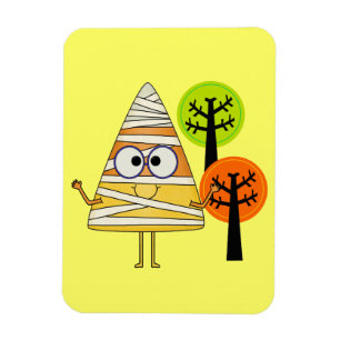 Imán Candy Corn Mummy Halloween