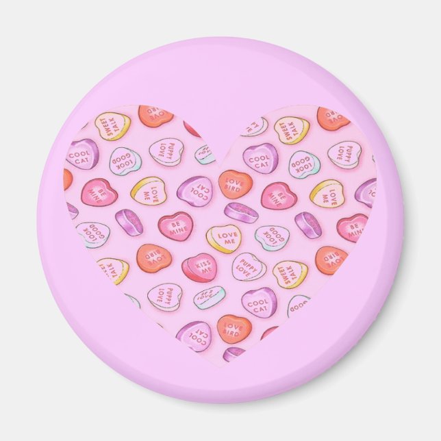 Imán Candy Heart (Frente)
