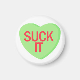 Imán Candy Heart - SUCK IT