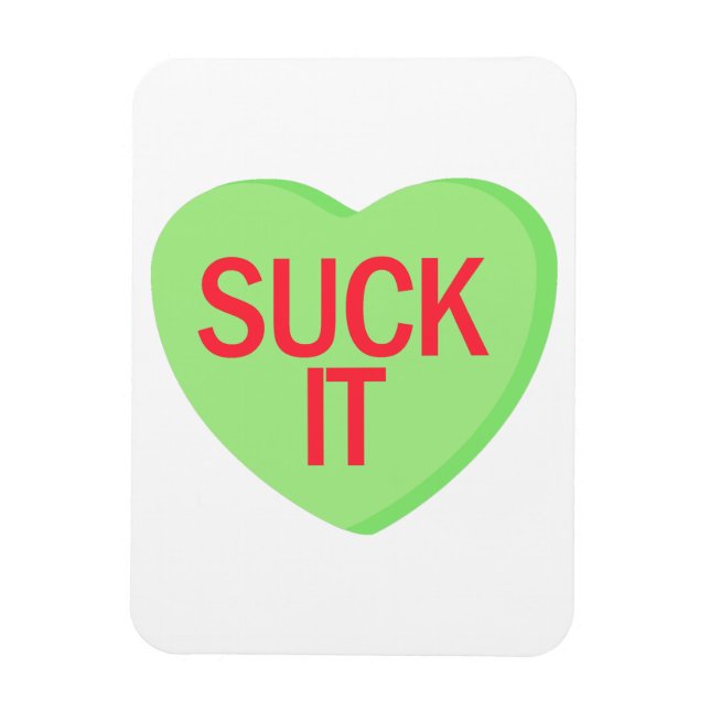 Imán Candy Heart - SUCK IT (Vertical)