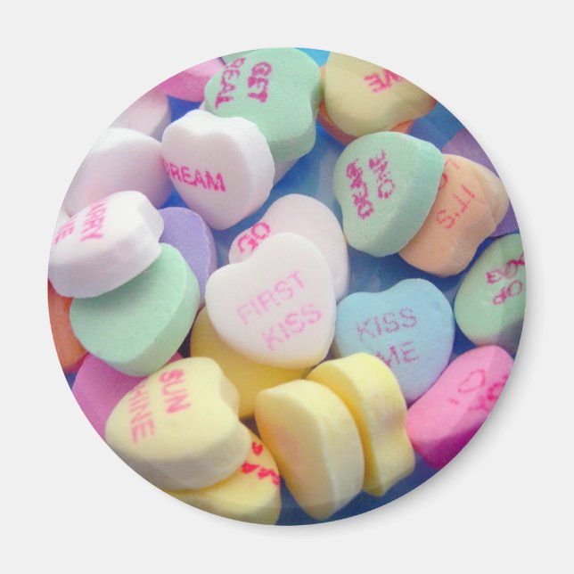 Imán Candy Hearts (Frente)