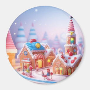 Imán Candyland/Ciudad de la fantasía/imán