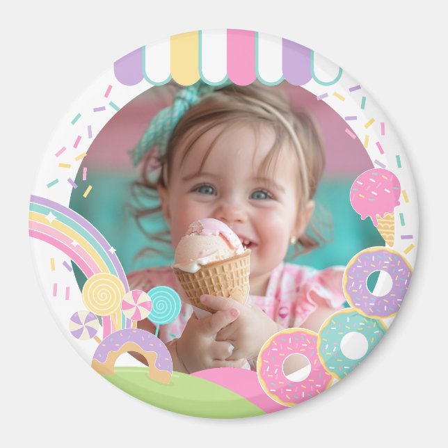 Imán Candyland Ice Cream Keepsake Magnet (Frente)