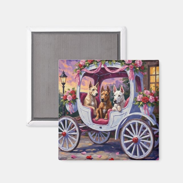 Imán cane corso Dog Valentine's Day (Anverso/Reverso)