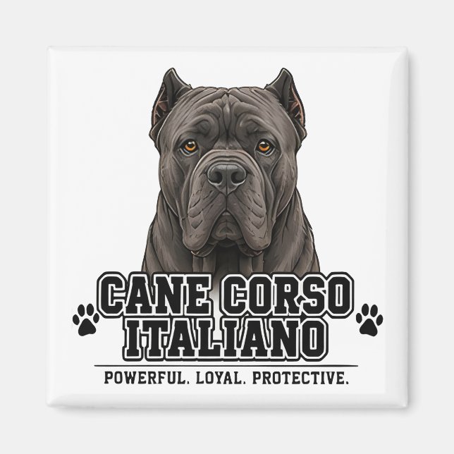 Imán 🐾 Cane Corso Italiano 🐾 (Frente)
