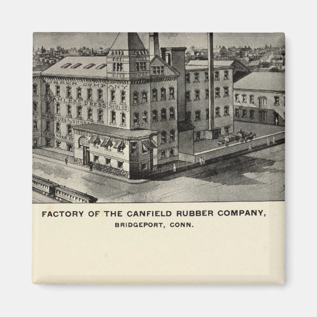 Imán Canfield Rubber Co (Frente)