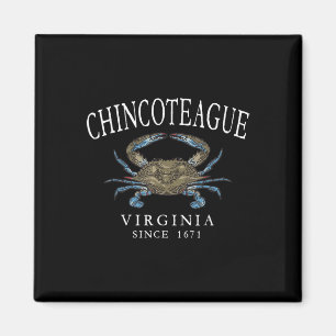 Imán Cangrejo Azul de Chincoteague Virginia Desde 1671