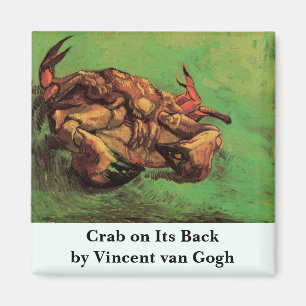 Imán Cangrejo sobre su espalda de Vincent van Gogh