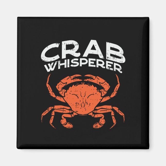 Imán Cangrejo Whisperer Vintage Crabbing (Frente)