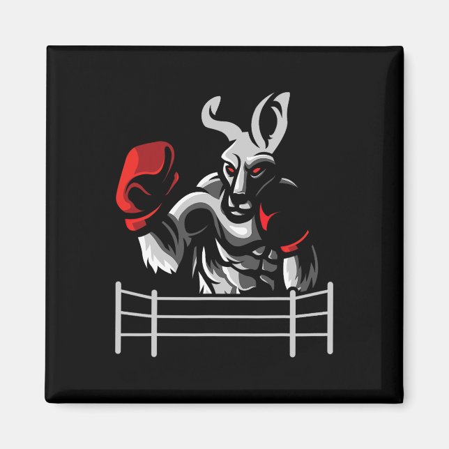 Imán Canguro - Boxeador Kickboxer Boxeador Kickboxing F (Frente)