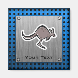 Imán Canguro Cute; aspecto Metalizado