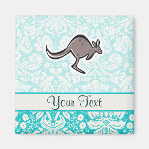 Imán Canguro lindo del dibujo animado