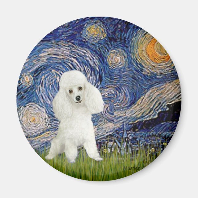 Imán Caniche (14S) - Noche estrellada (Frente)
