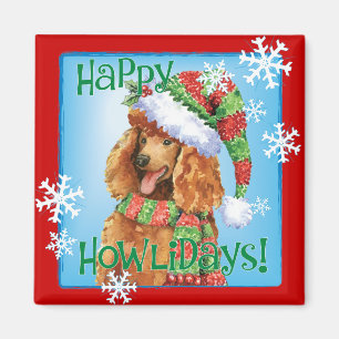 Imán Caniche feliz de Howlidays