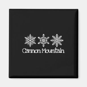 Imán Cannon Mountain Franconia Notch Copos de Nieve Esq