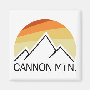 Imán Cannon Mountain New Hampshire Retro