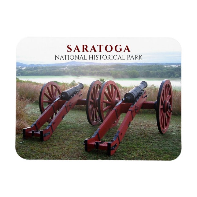 Imán Cannones, la batalla de Bernis Heights de Saratoga (Horizontal)