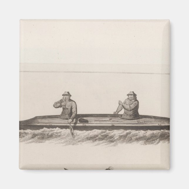 Imán Canoas, Oonalashka, Alaska (Frente)