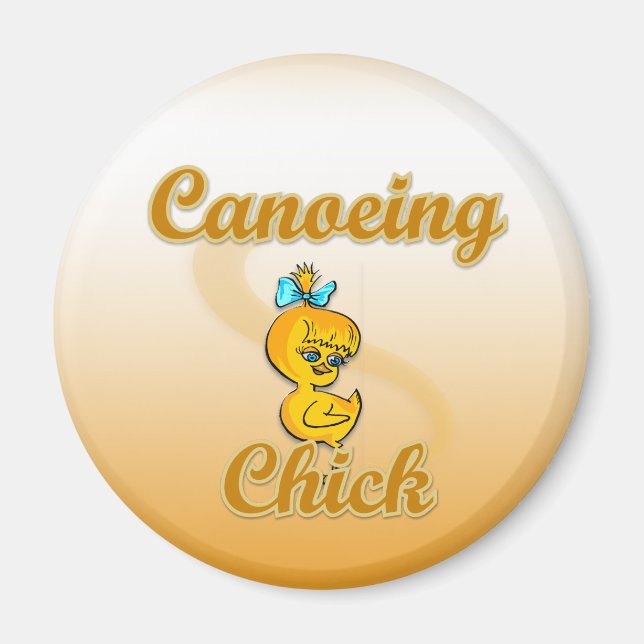 Imán Canoeing Chick (Frente)