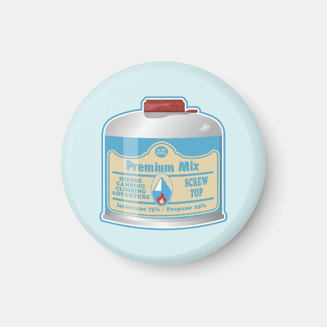 Imán Cañón de combustible para cocina de campamento pro (Frente)