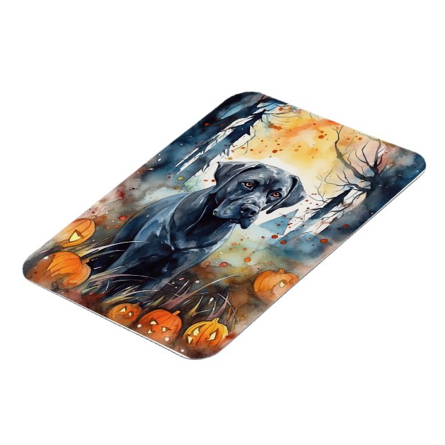 Imán Cañón de Halloween Corso con calabazas asustadas (Lado Izquierdo)