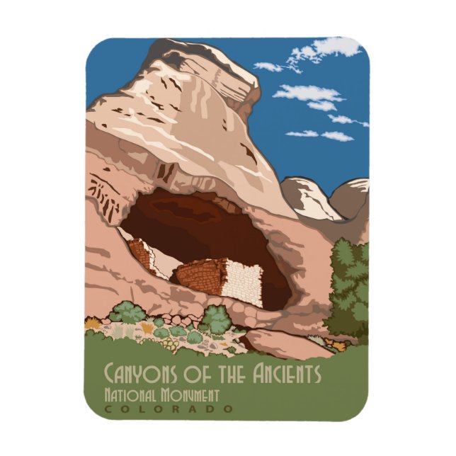 Imán Cañón de los Antiguos (Vertical)