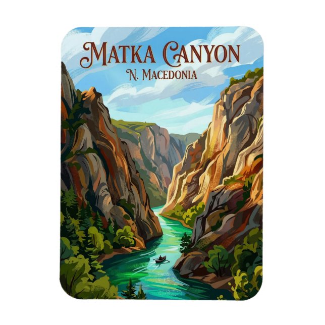 Imán Cañón de Matka, Macedonia del Norte (Vertical)