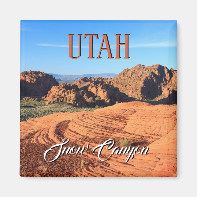 Imán Cañón de nieve Utah (Frente)