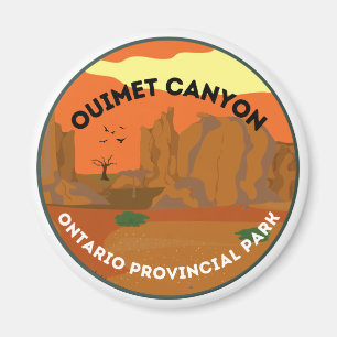 Imán Cañón de Ouimet en el parque provincial de Ontario