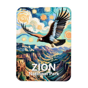 Imán Cañón de Zion Ave Condor de California Vivid Van G