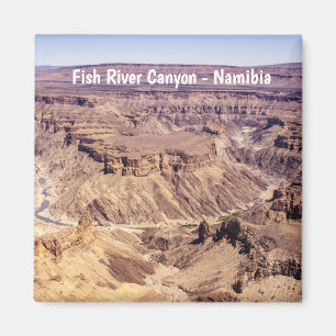 Imán Cañón del río Fish en el sur de Namibia, África