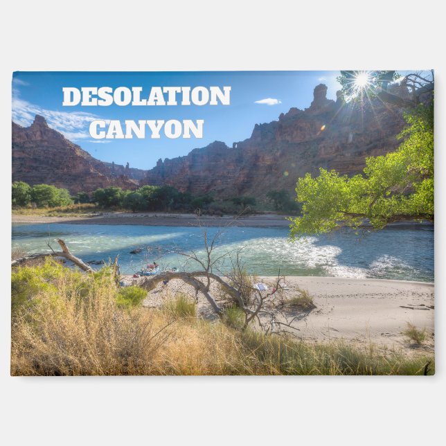 Imán Cañón Desolation, Río Green, NHS (Anverso)