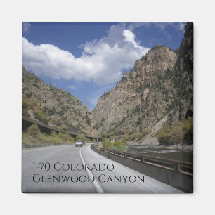 Imán Cañón Glenwood Colorado I-70 Magnet