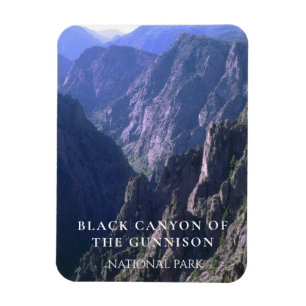 Imán Cañón negro del parque nacional de Gunnison