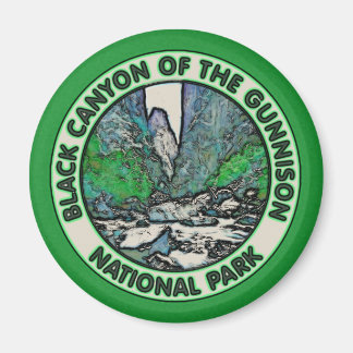 Imán Cañón negro del parque nacional de Gunnison