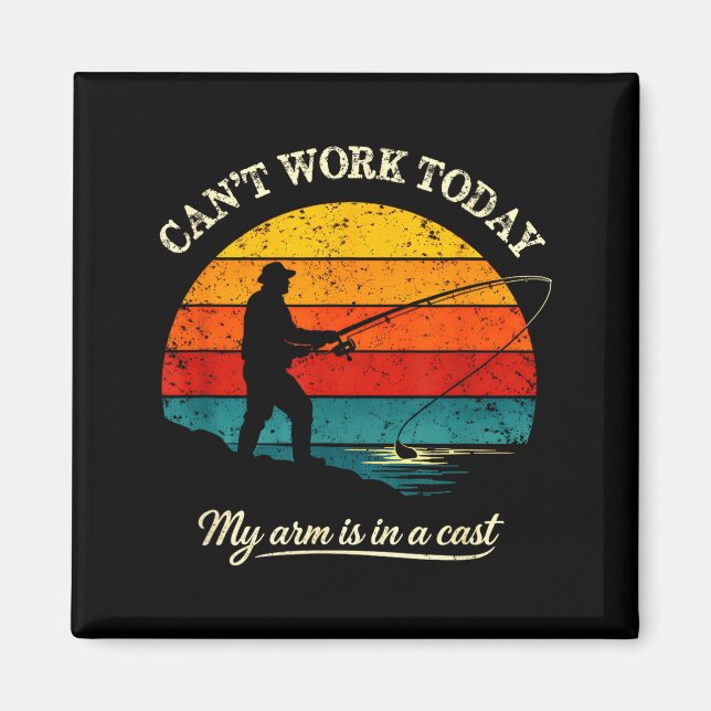 Imán Cant work arm is in a cast funny fishing (Frente)