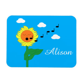 Imán Cantando girasol: