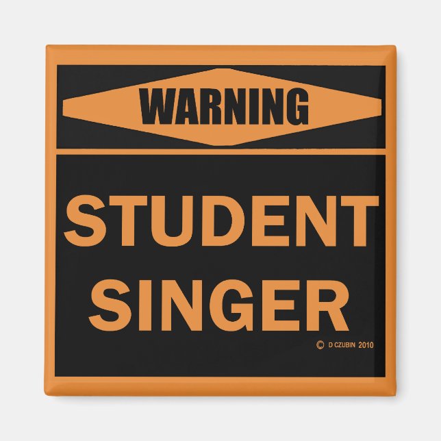 Imán Cantante estudiantil (Frente)
