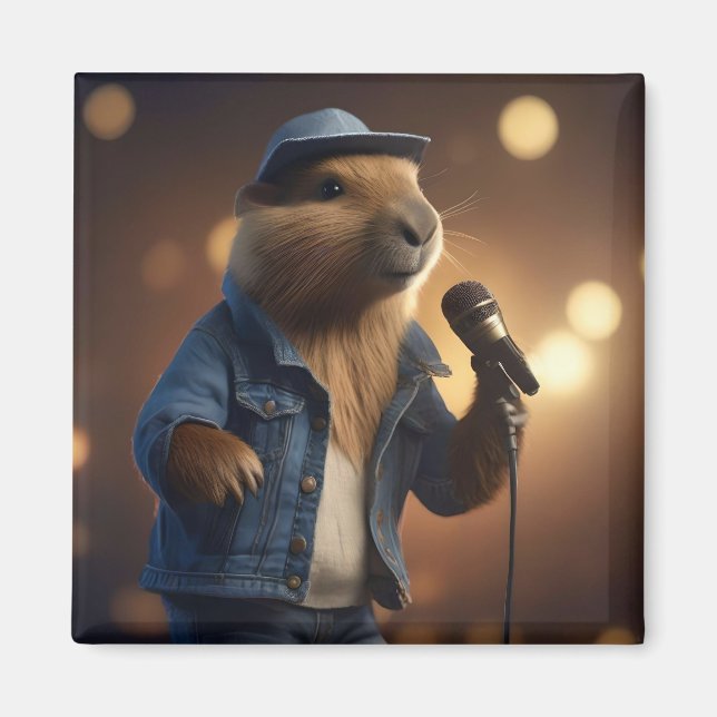 Imán Cantante occidental del País Capybara Keith, (Frente)