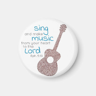 Imán "Cantar Y Hacer Música..." Guitar Magnet