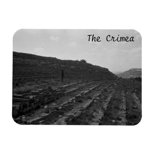 Imán Cantera de caliza de anfiteatro en Crimea (Horizontal)