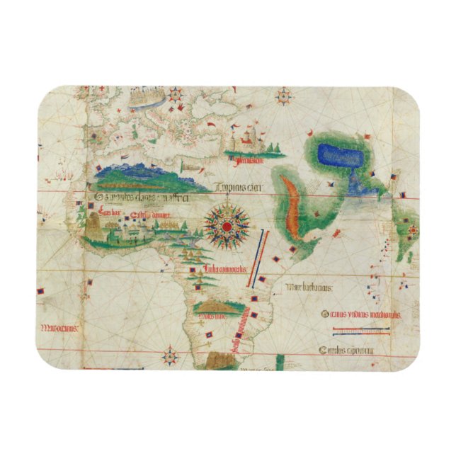 Imán Cantino Planisphere | 1502 (Horizontal)